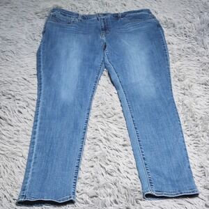 Levis 721 Jeans Women Size 34 34x30 High Rise Skinny Blue Denim Stretch Casual